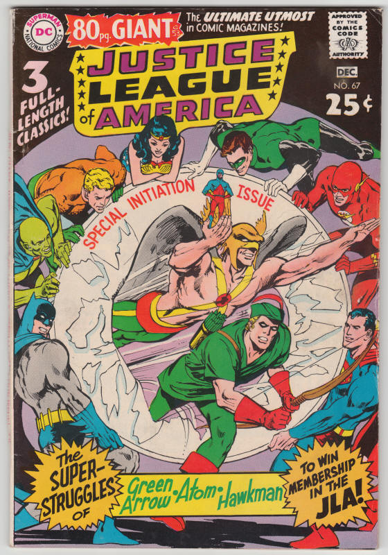 Justice League Of America #67 front cover