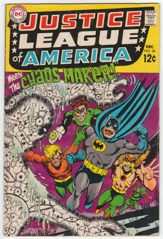 Justice League Of America #68 front cover