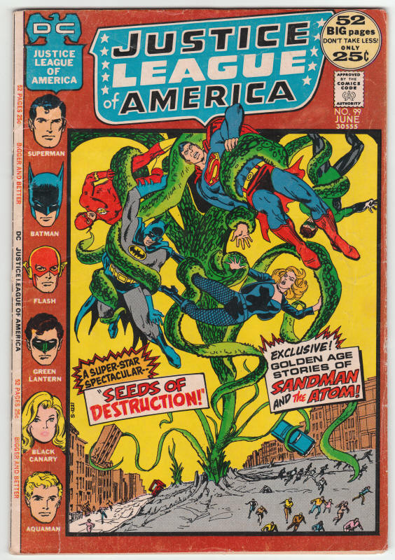 Justice League Of America #99 front cover