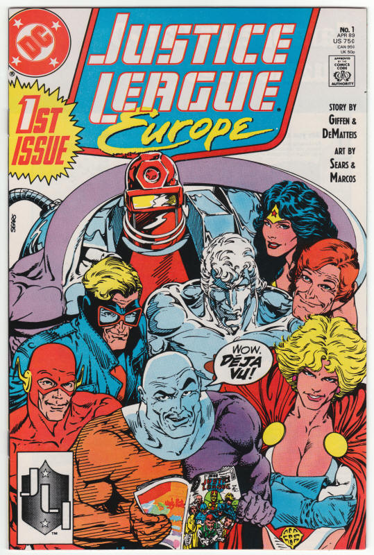 Justice League Europe #1 front cover