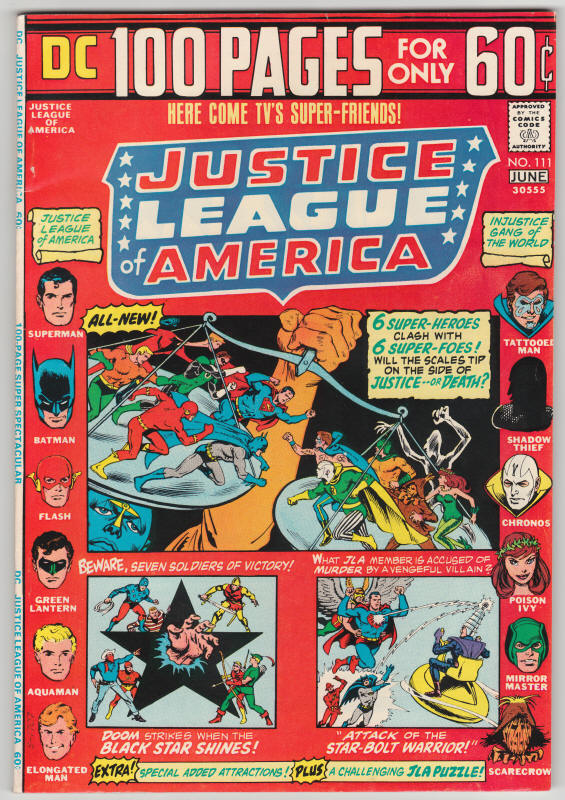 Justice League Of America #111 front cover