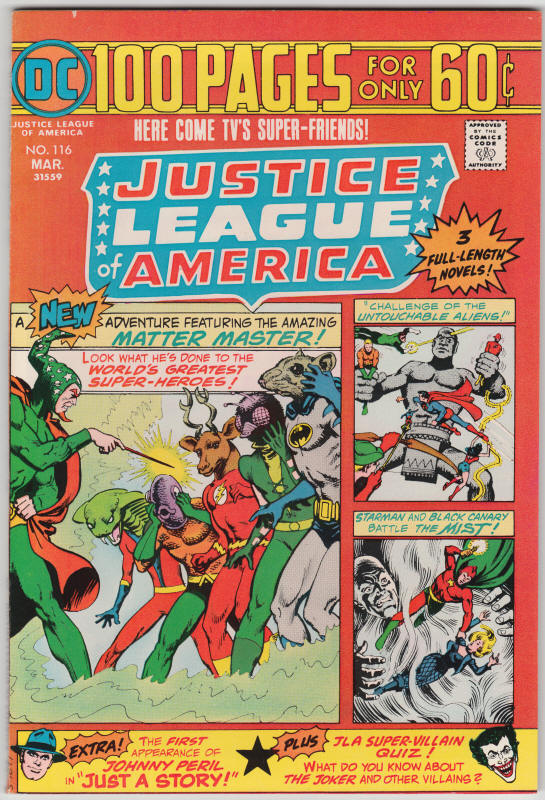 Justice League Of America #116 front cover