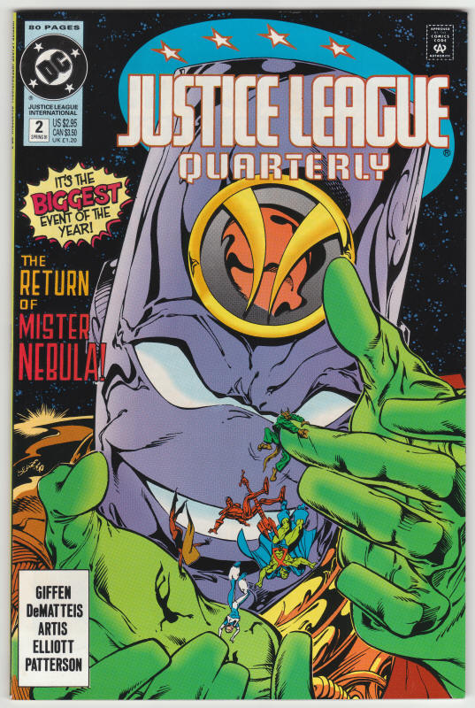 Justice League Quarterly #2 front cover