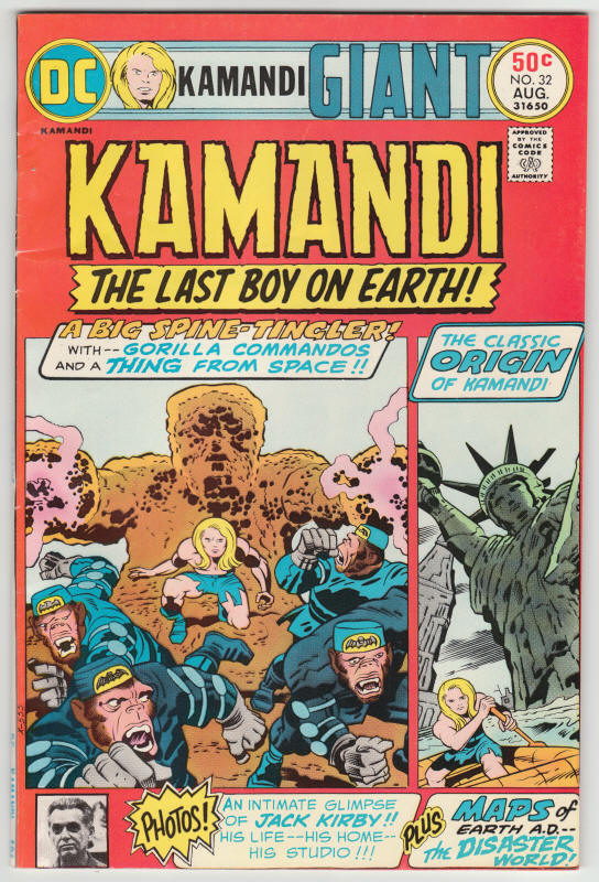 Kamandi #32 front cover