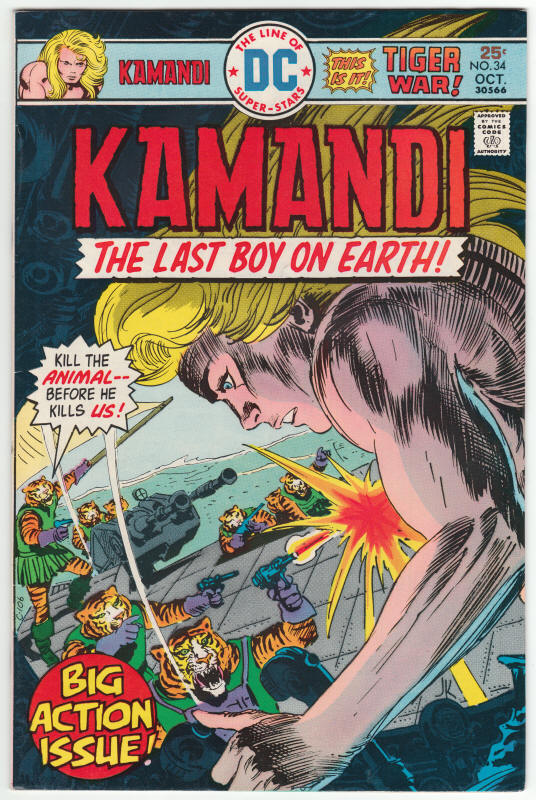 Kamandi #34 front cover