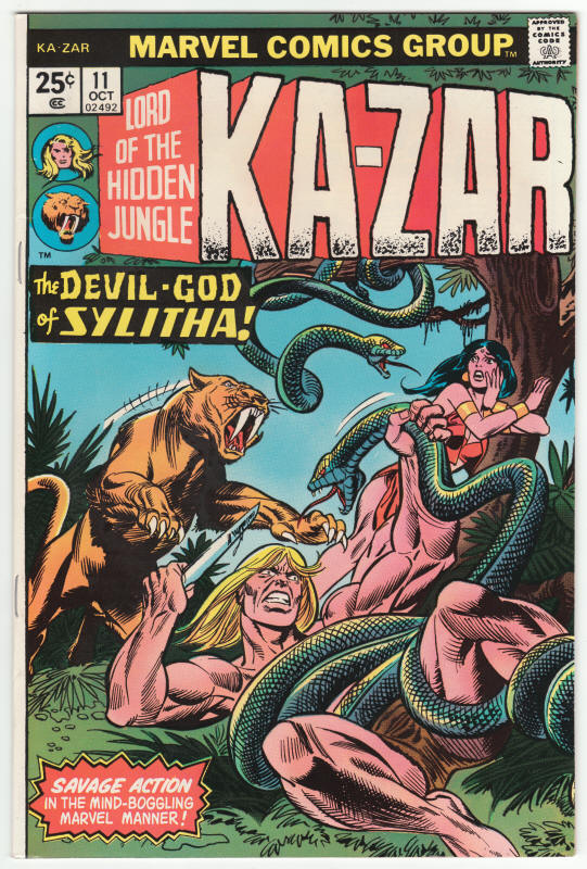 Ka-Zar #11 1974 front cover