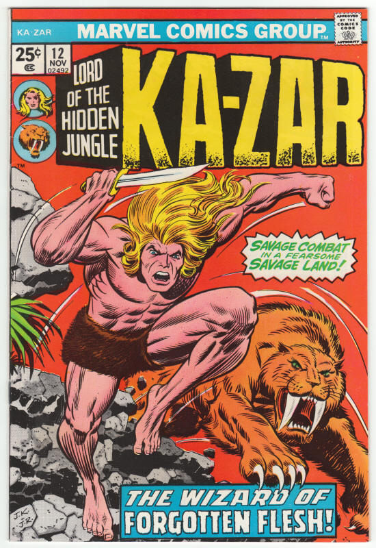 Ka-Zar #12 1974 front cover