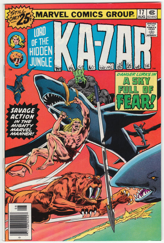 Ka-Zar #17 1974 front cover