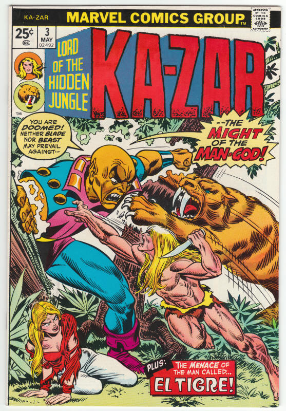 Ka-Zar #3 1974 front cover