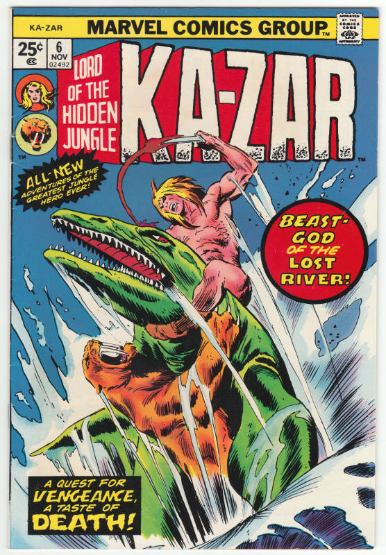 Ka-Zar #6 1974 front cover