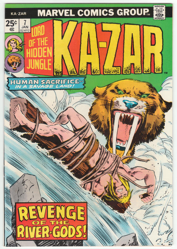 Ka-Zar #7 1974 front cover