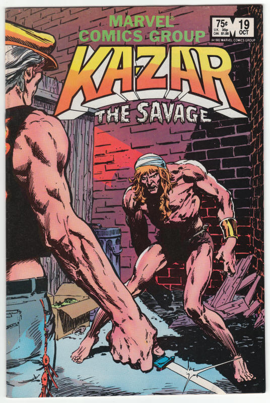 Ka-Zar The Savage #19 front cover