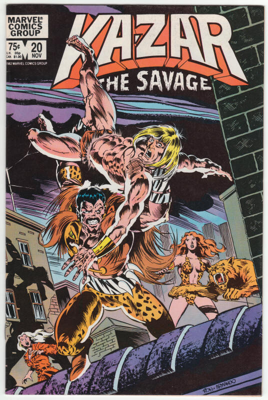 Ka-Zar The Savage #20 front cover