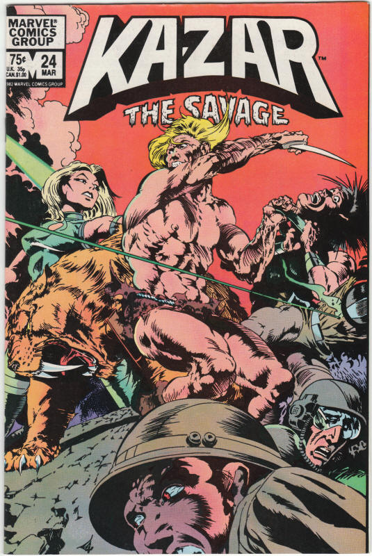 Ka-Zar The Savage #24 front cover