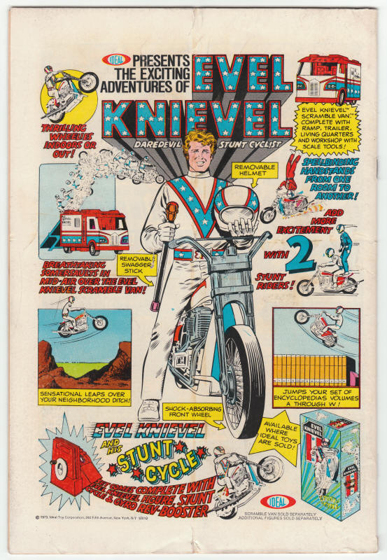 Ka-Zar #1 1974 back cover