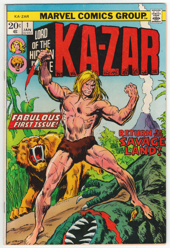 Ka-Zar #1 1974 front cover