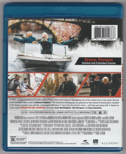 Kidnapping Mr Heineken Bluray