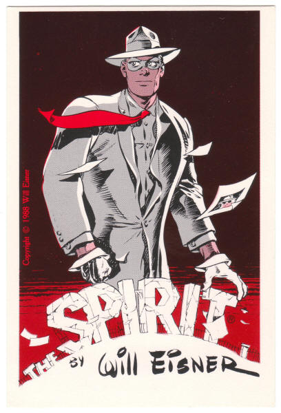 1988 Kitchen Sink Press The Spirit Promo Card #1