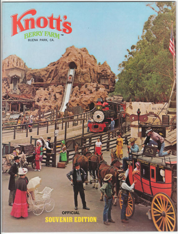 Knotts Berry Farm Official Souvenir Guide 1978 front cover