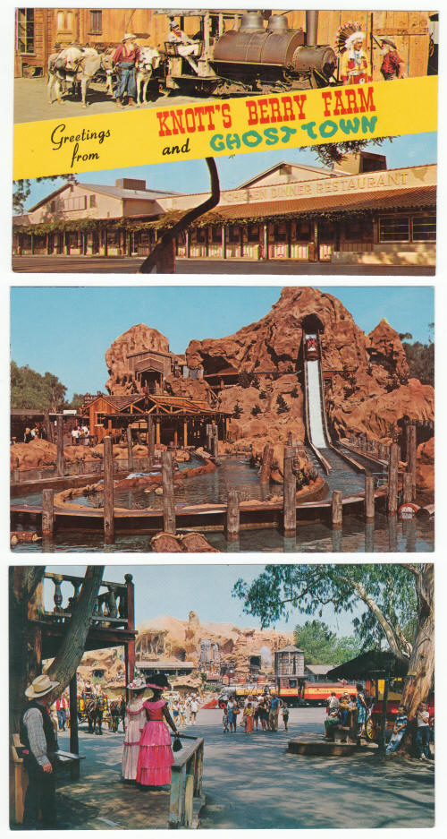 1960s Knotts Berry Farm Post Cards