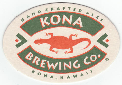 Kona Brewing Company Coaster front
