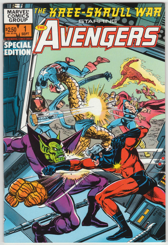 Kree Skrull War Starring The Avengers #1 front cover