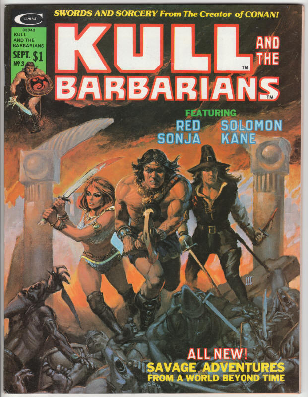 Kull And The Barbarians #3 front cover
