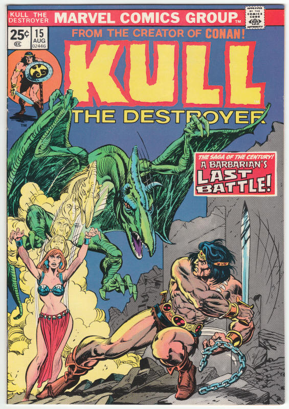 Kull The Destroyer 15 front cover