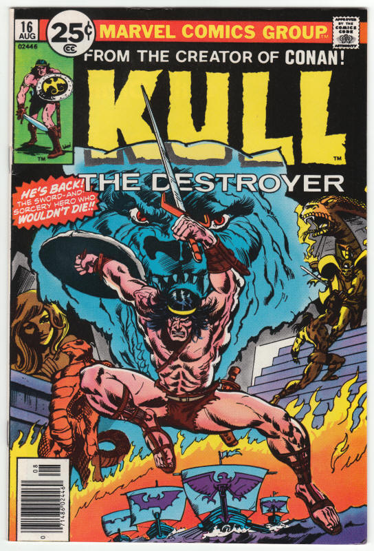 Kull The Destroyer #16 front cover