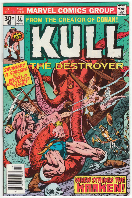 Kull The Destroyer 17 front cover