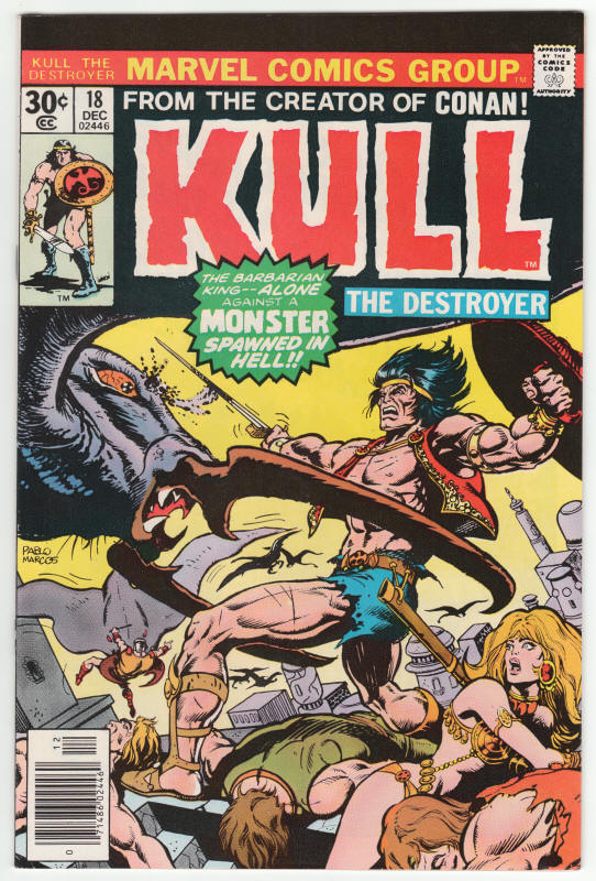 Kull The Destroyer #18 front cover