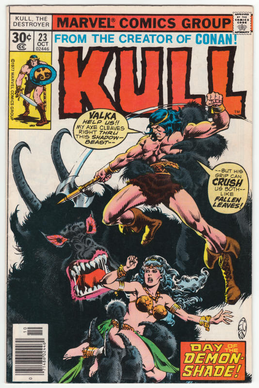 Kull The Destroyer #23 front cover