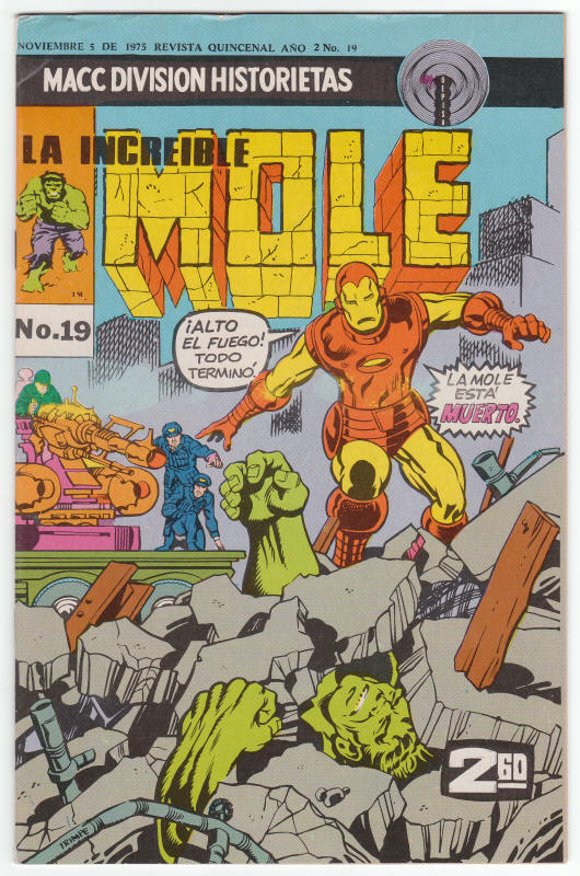 La Increible Mole #19 front cover