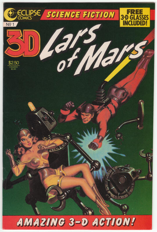 Lars Of Mars 3D #1 front cover