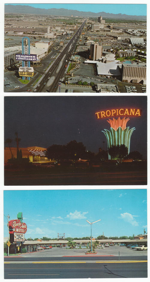 1960s Las Vegas Casinos Post Cards
