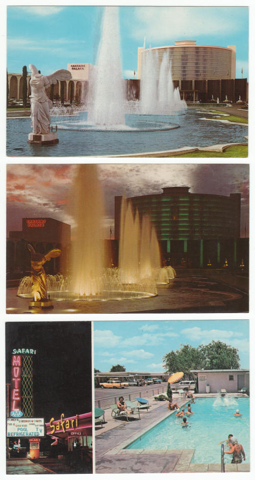 1960s Las Vegas Casinos Post Cards