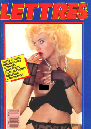 Lettres Magazine 1987 front cover censored
