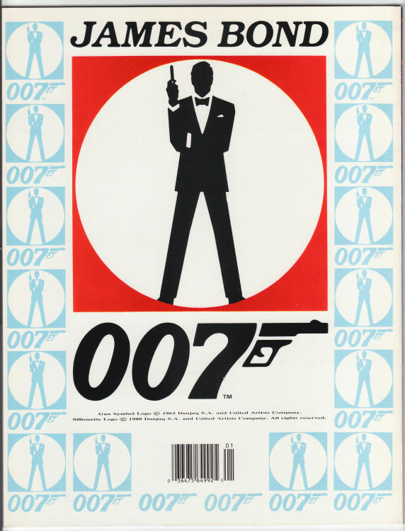 Licence To Kill Comic Book Adaptation back cover