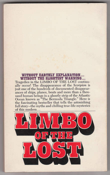 Limbo Of The Lost back cover
