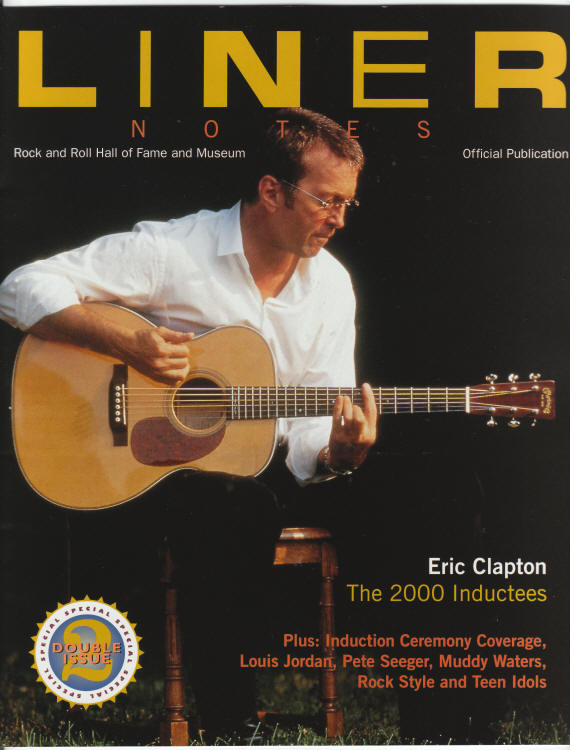 Liner Notes Spring 2000 front cover