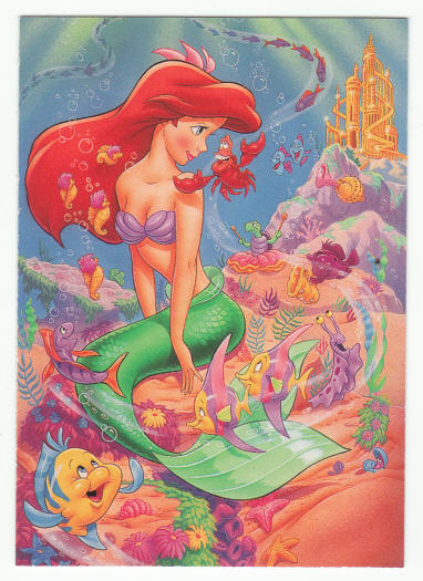 The Little Mermaid 1991 Pro Set Promo Card