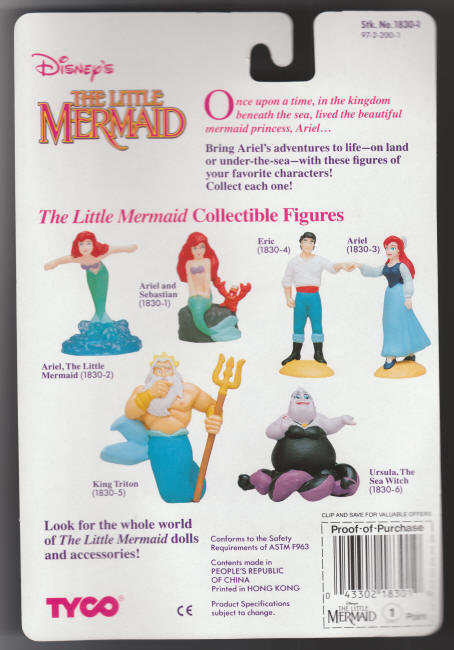 Disney Little Mermaid Tyco Collectible Figure