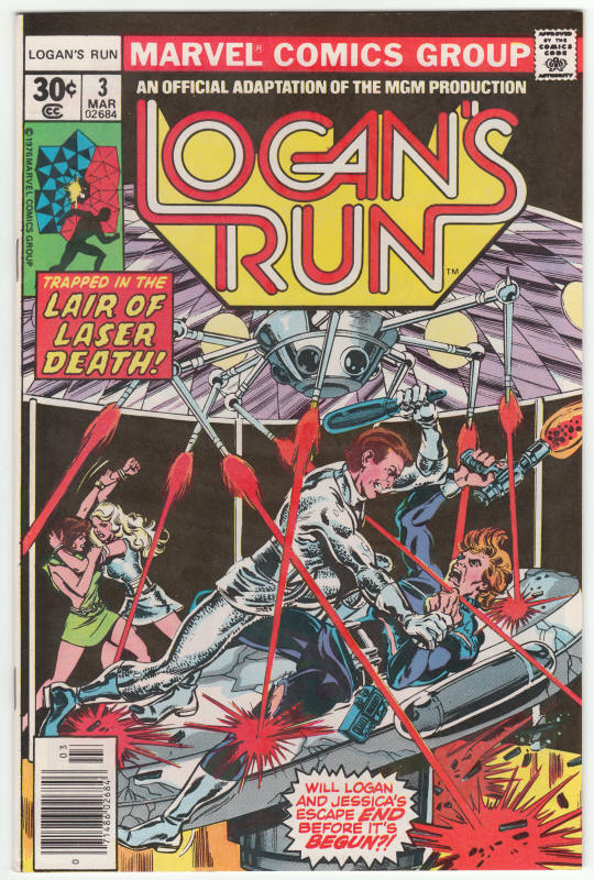 Logans Run #3 front cover