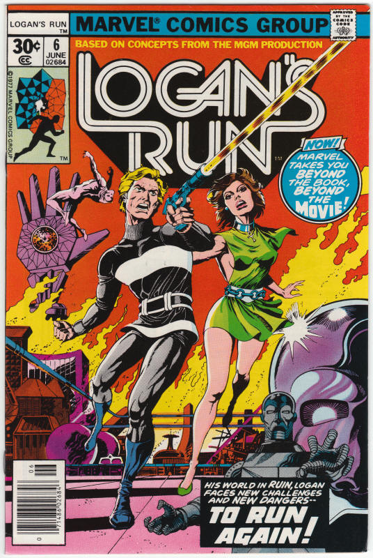 Logans Run #6 First Solo Thanos front cover