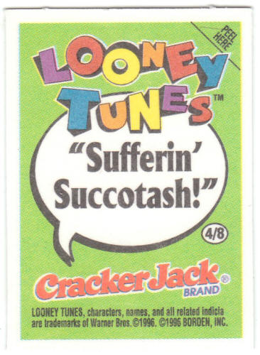 Cracker Jack Looney Tunes Sticker #4