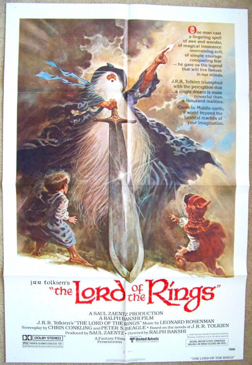 The Lord Of The Rings One Sheet Movie Poster