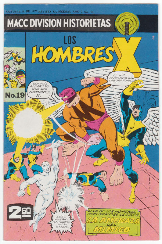 Los Hombres X #19 front cover
