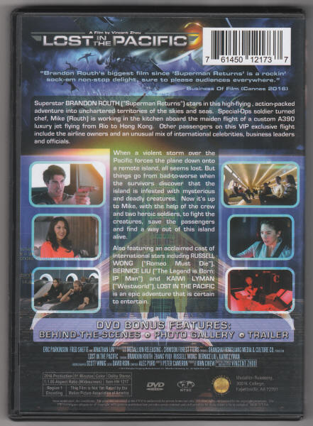 Lost In The Pacific DVD back
