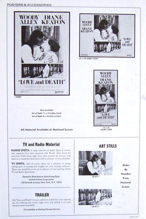 Love And Death Pressbook