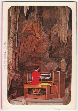 Luray Caverns Souvenir Folder back
